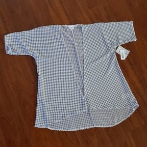 NWT LLR Bianka sz 3 black and white sheer